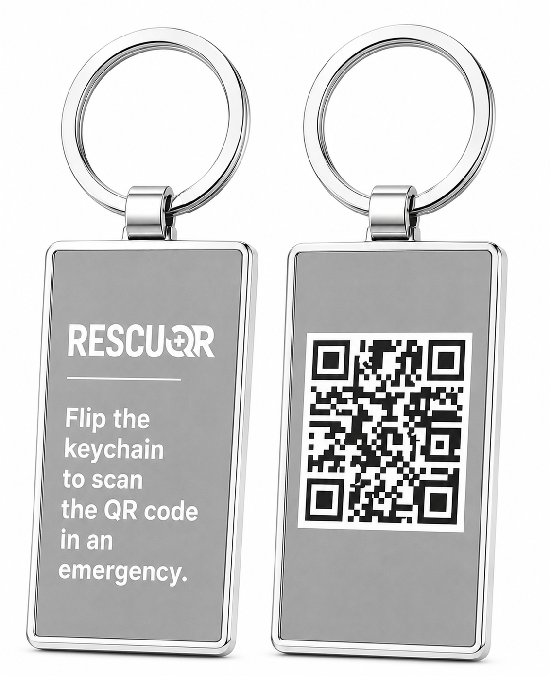 RESCUQR QR Keychain